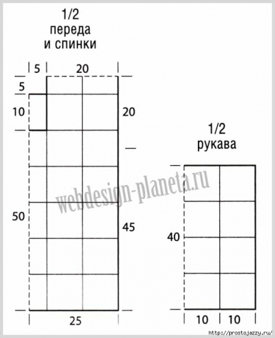 Вязание крючком, модели со схемами из интернета