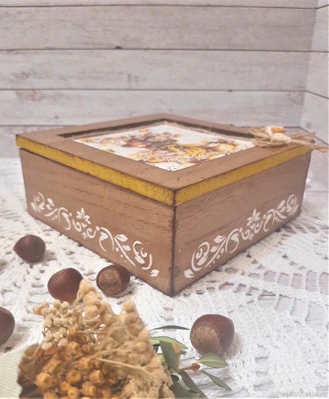 Шкатулка &quot;Ромашковое счастье&quot;