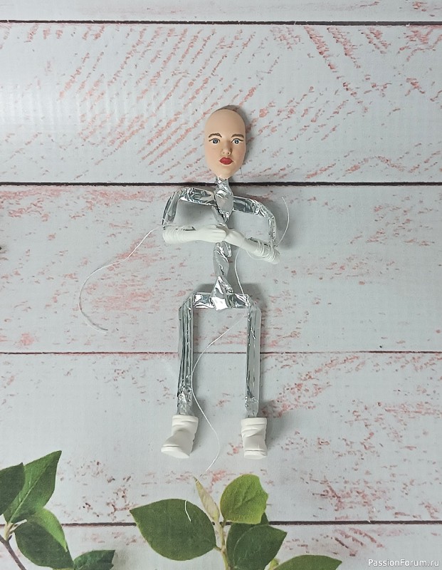 Русская красавица. Ватная игрушка на пасхальную тему