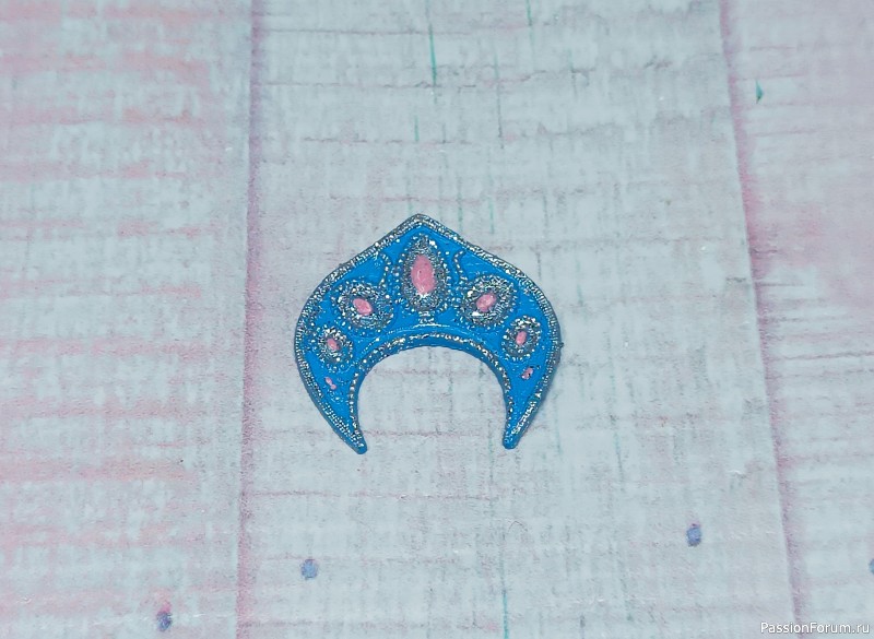 Русская красавица. Ватная игрушка на пасхальную тему