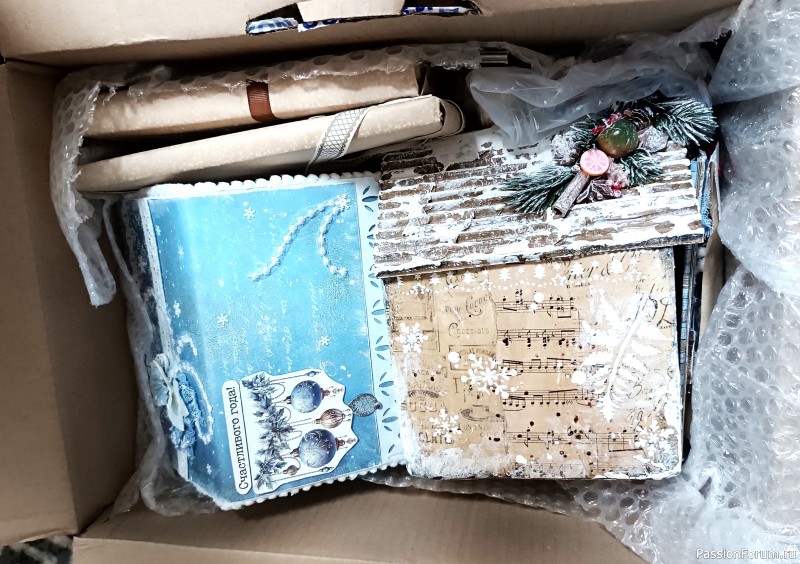 Моя предновогодняя сказка от Снегурочки! Подарки по обмену