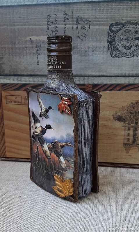 Бутылки-книги