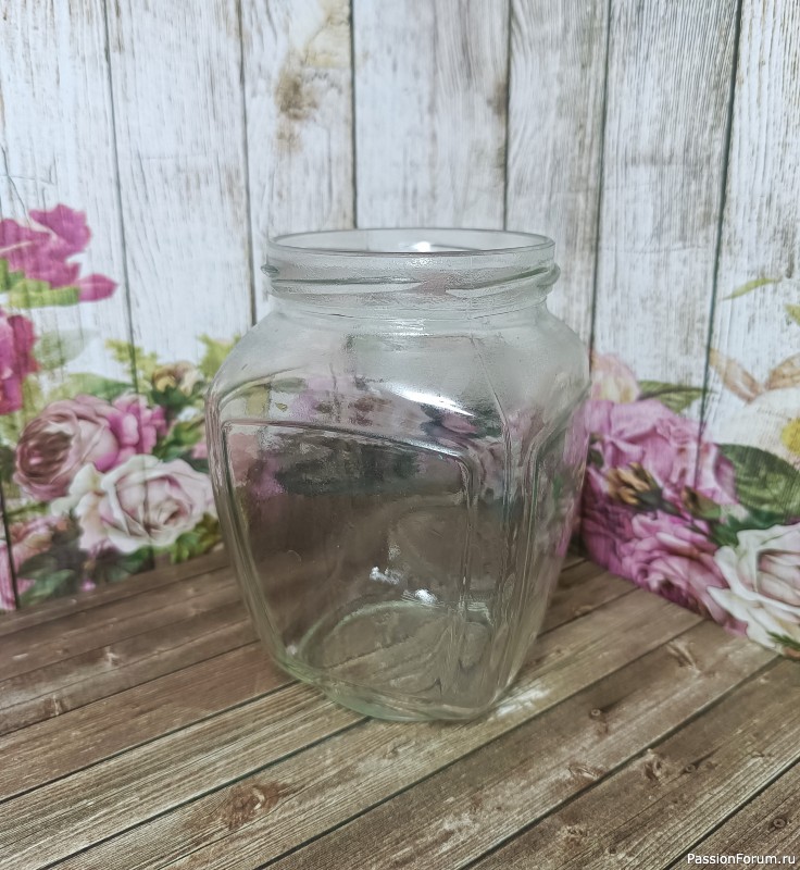 Декупаж баночки для пасхальных сладостей