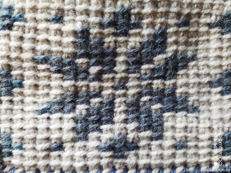 Тунисское вязание. Носки (следки)