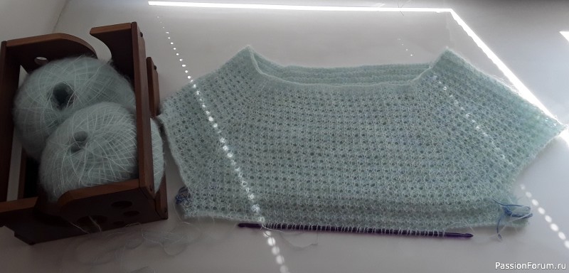 Джемпер "Голубая мята"