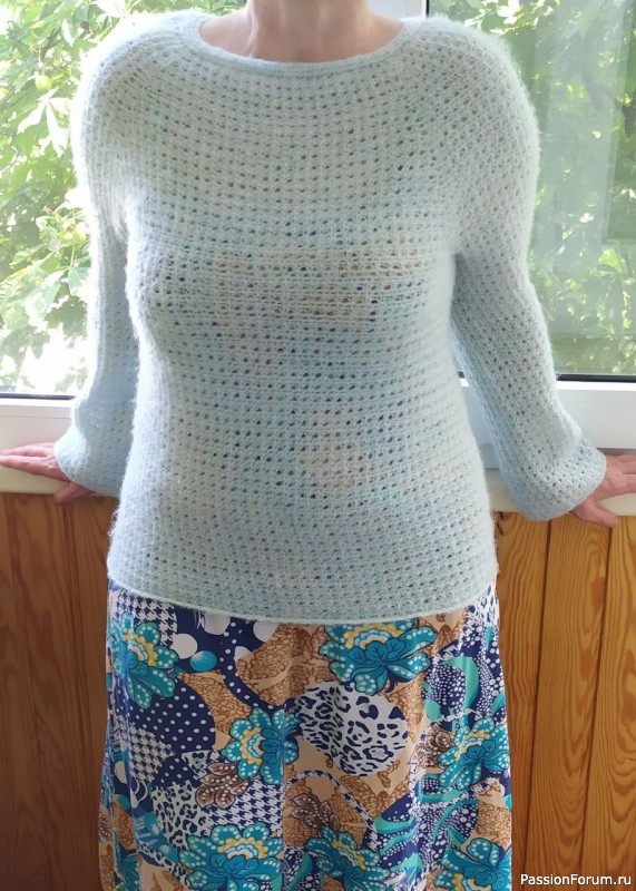 Джемпер "Голубая мята"