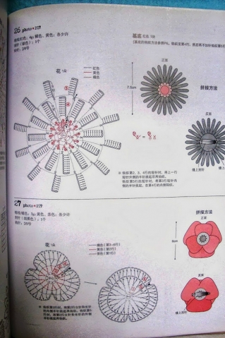 Цветы крючком схемы вязания