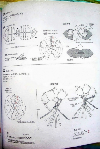 Цветы крючком схемы вязания