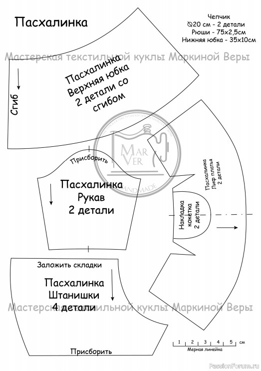 Мастер-класс от Веры Маркиной: шьем Пасхалинку