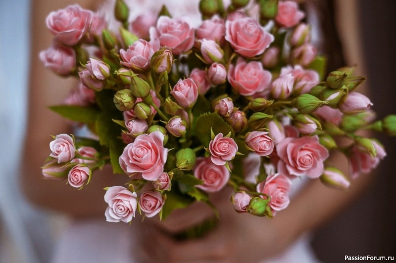 Кустовые розочки из фоамирана. Шаблоны