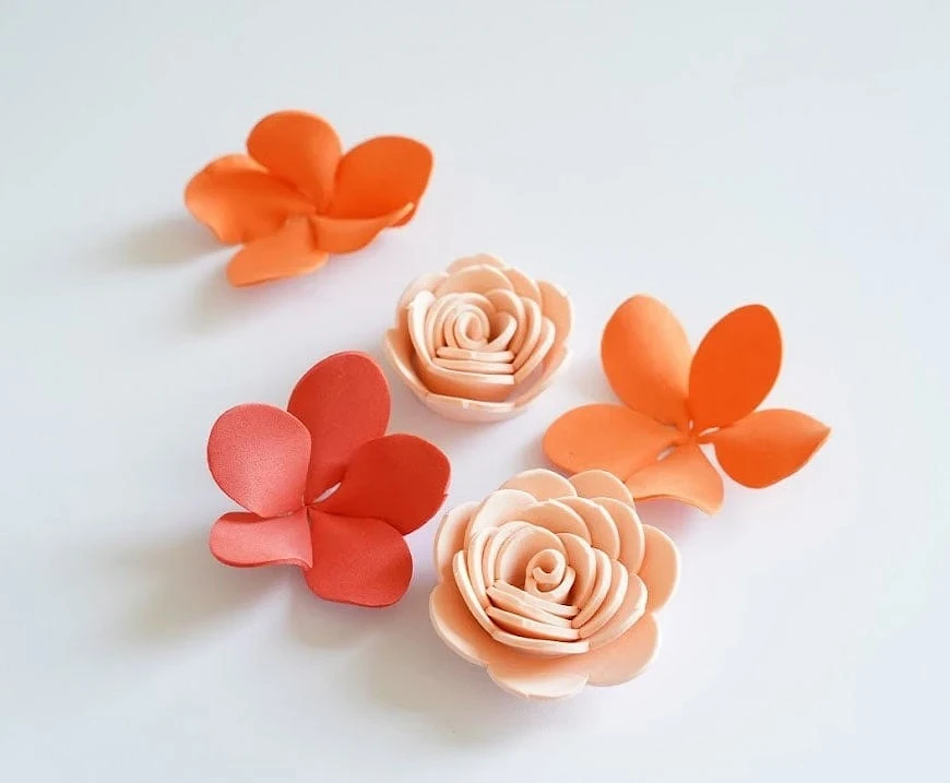 Простые цветы из фоамирана для начинающих: мастер-класс