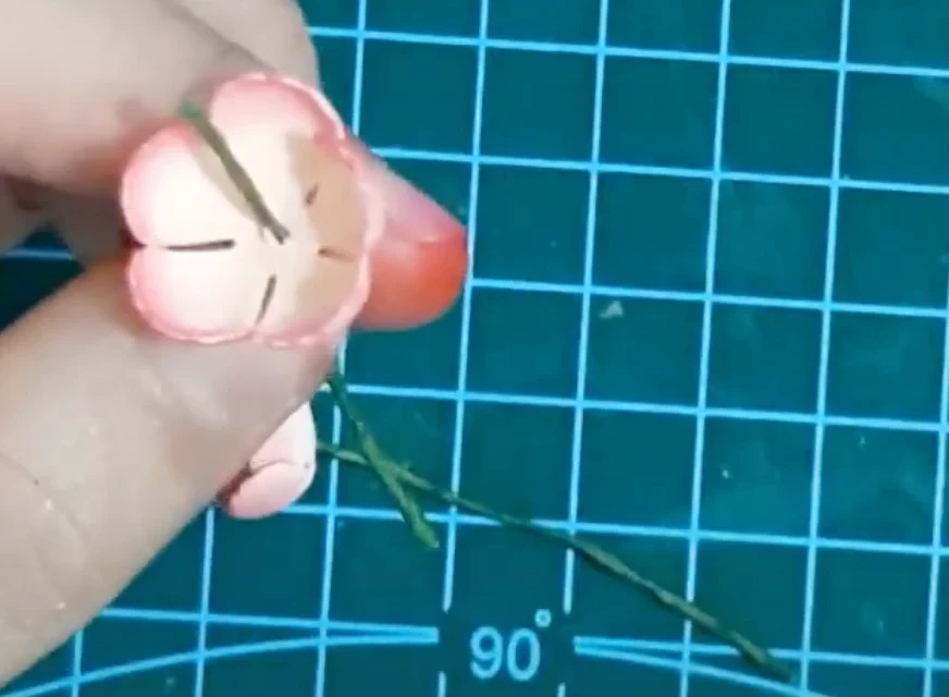 Мини букетики из фоамирана. МК