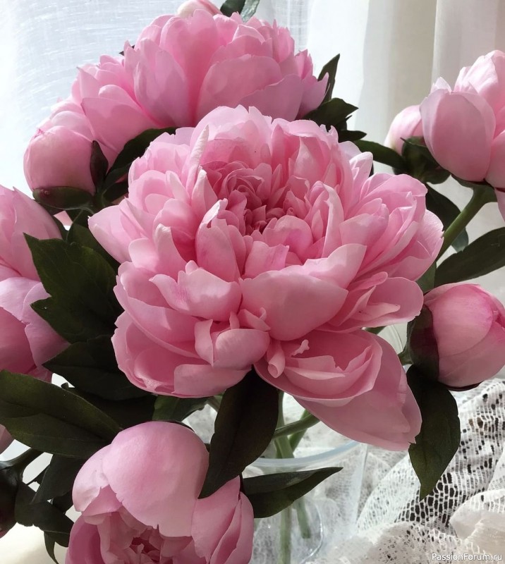 Пионы из фоамирана. Шаблоны