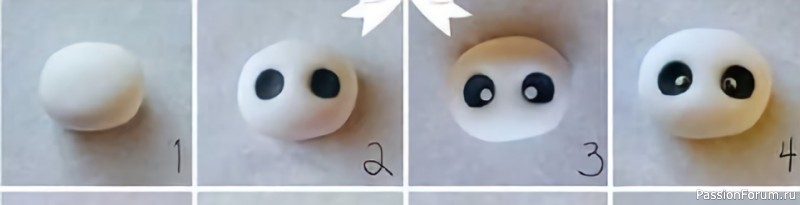 Фигурка панды из полимерной глины. Лепим с детьми