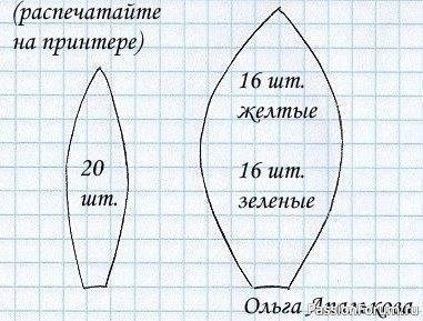 Подсолнухи из фоамирана. МК