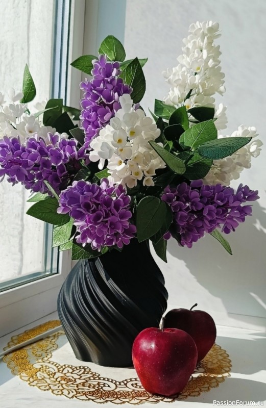 Сирень из фоамирана. Шаблоны