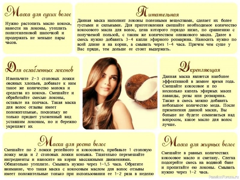 Секреты красоты. Маски для волос