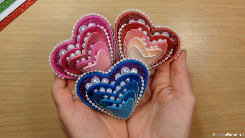 Сердечко из фоамирана. Видео МК