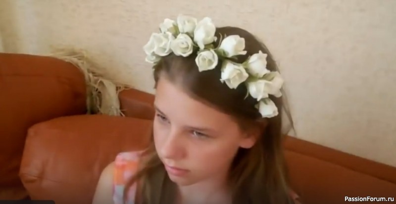 Ободок с бутонными розами из фоамирана. Видео МК
