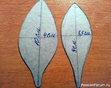 Гладиолусы из фоамирана. Шаблоны