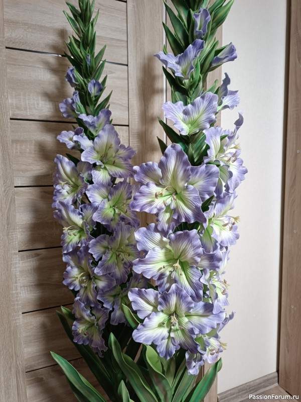 Гладиолусы из фоамирана. Шаблоны