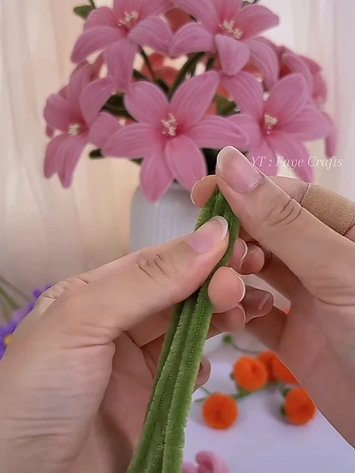 Цветы из синельной проволоки: мастер-класс по изготовлению лилий