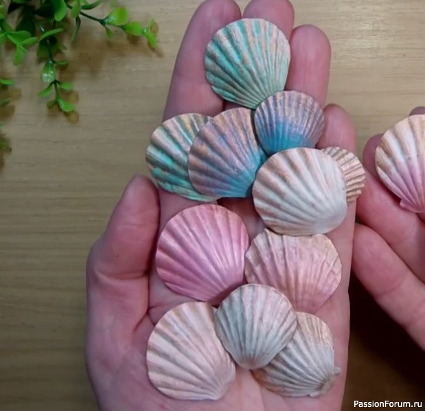 Ракушки своими руками из фоамирана. МК