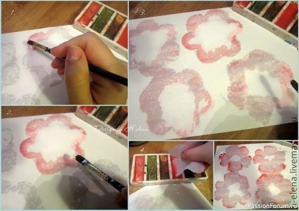 Нежный пион из ткани. МК