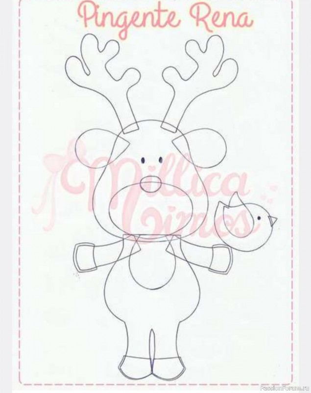 Игрушки из фетра. Выкройки