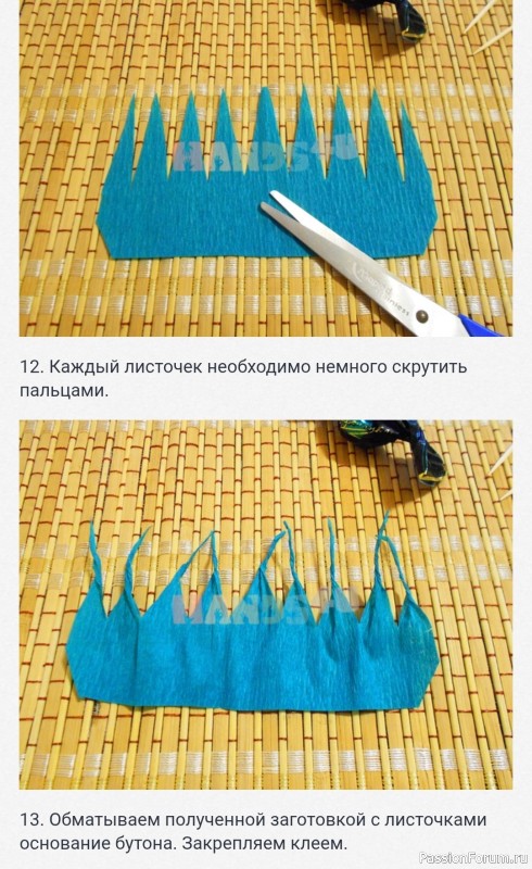 Букет из конфет - розовые бутоны в ведерке