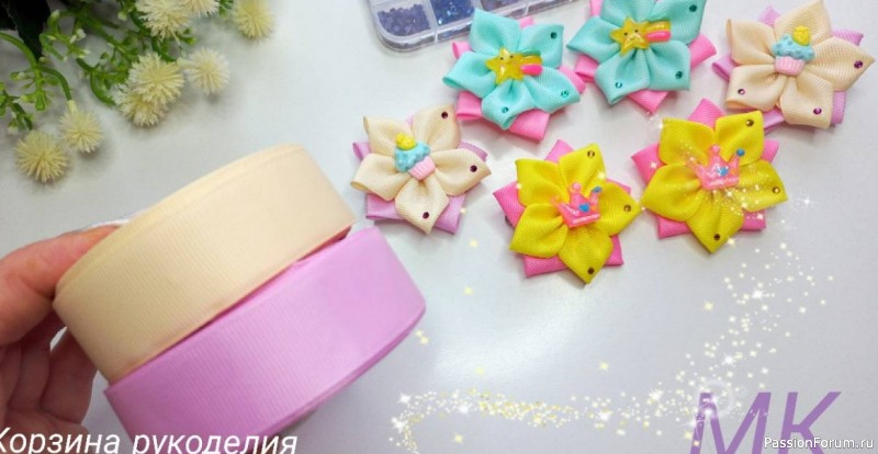 Бантики для самых маленьких. МК