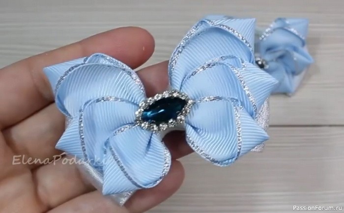 Бант в виде крыльев. Мастер-класс