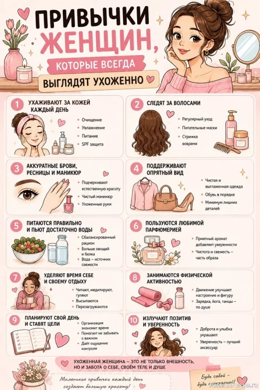 Секреты красоты. Чтобы выглядеть ухоженной