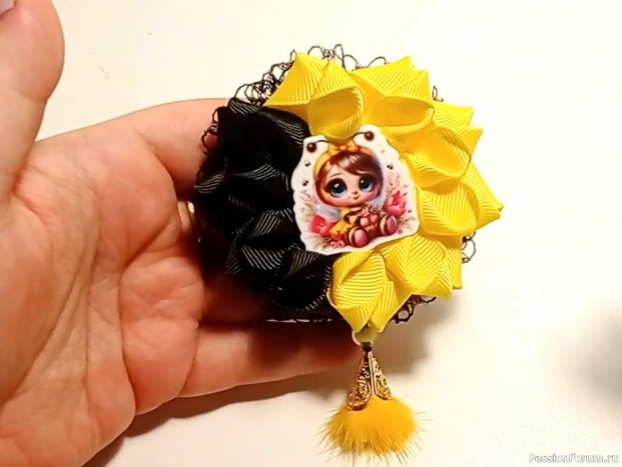 Яркие бантики для малышки. Мастер класс