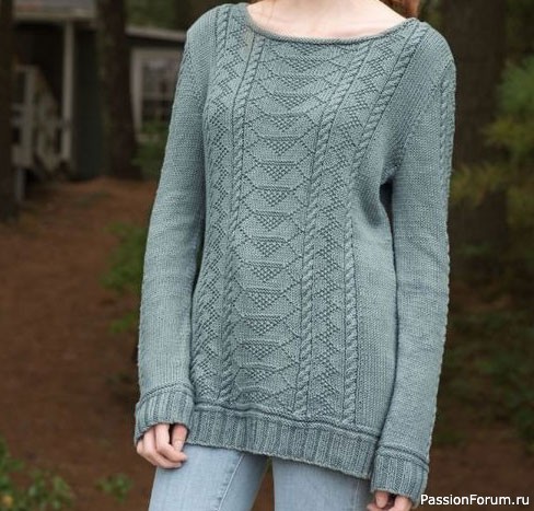 Пуловер Carra От Berocco. Описание