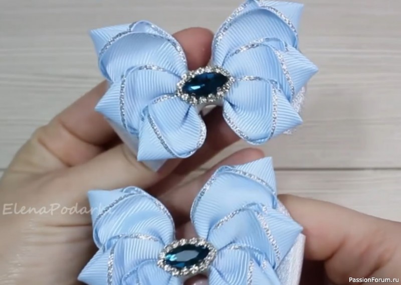 Бант в виде крыльев. Мастер-класс