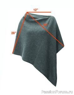 Накидки в стиле пончо. Идеи и выкройки
