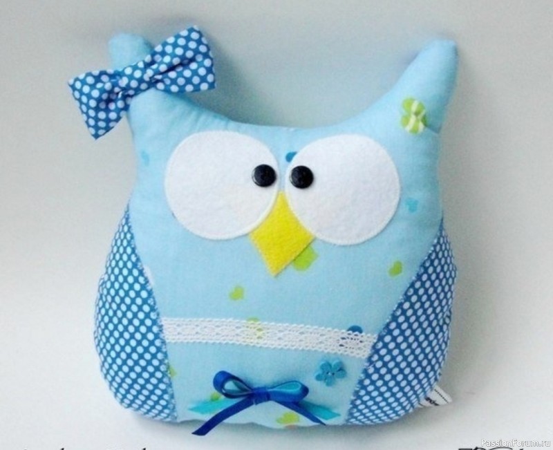 Совушка-подушка. Выкройки