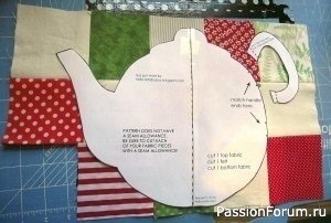 Подставки под горячее в стиле пэчворк. Выкройки