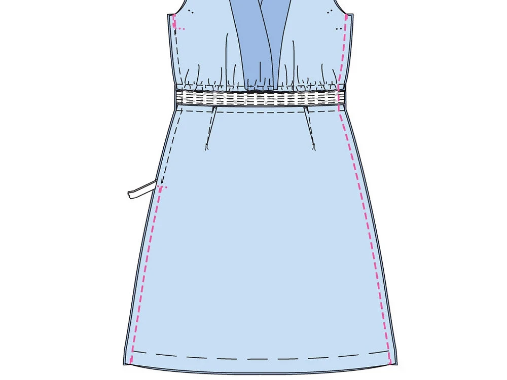 Как сшить платье с эффектом запаха и воротником-стойкой своими руками: пошаговый мастер-класс