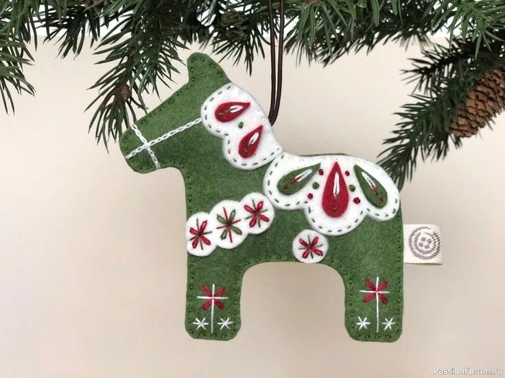 Шьем лошадку - елочную игрушку. Выкройки