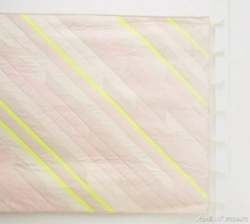 Лоскутное одеяло с диагональным узором: мастер-класс