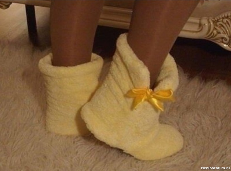 Домaшние теплые сaпожки. Выкройка