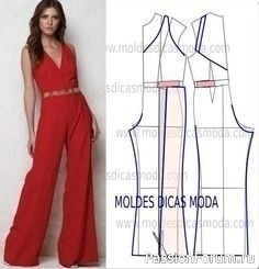 Летние комбинезоны. Выкройки