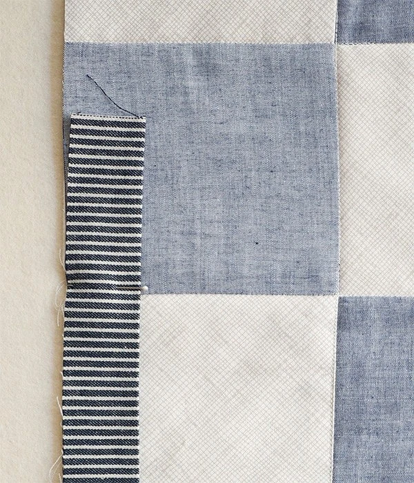 Лоскутное одеяло с диагональным узором: мастер-класс