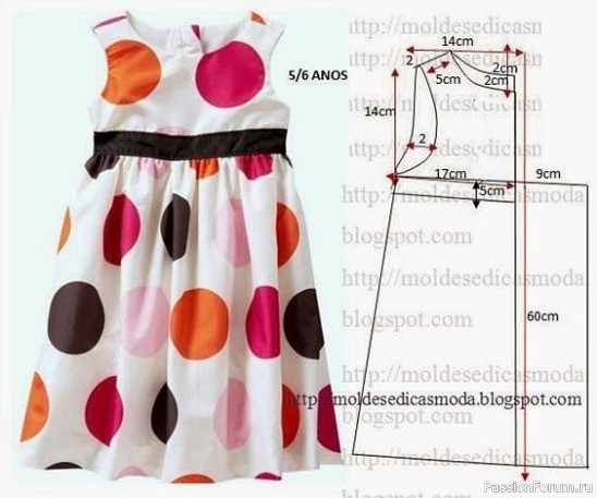 Идеи летних платьев для девочки + схемы