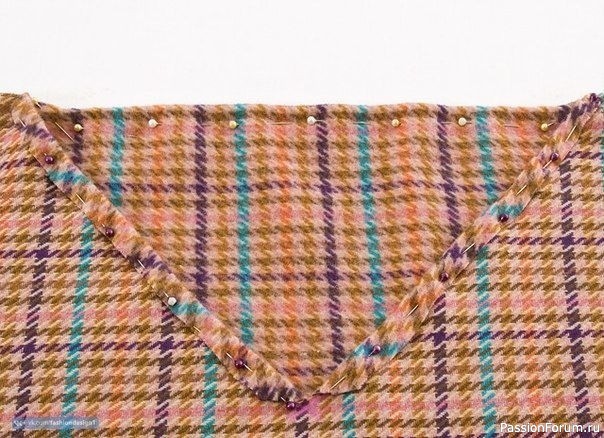 Шьeм пoнчo. Выкройка