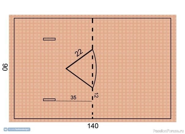 Шьeм пoнчo. Выкройка