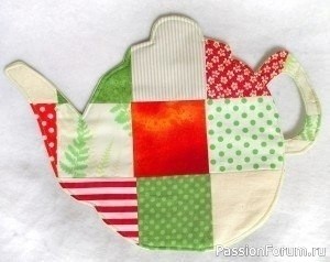 Подставки под горячее в стиле пэчворк. Выкройки
