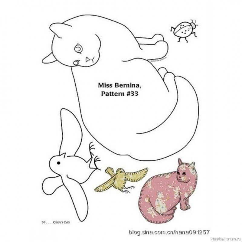 Идеи аппликаций с котиками